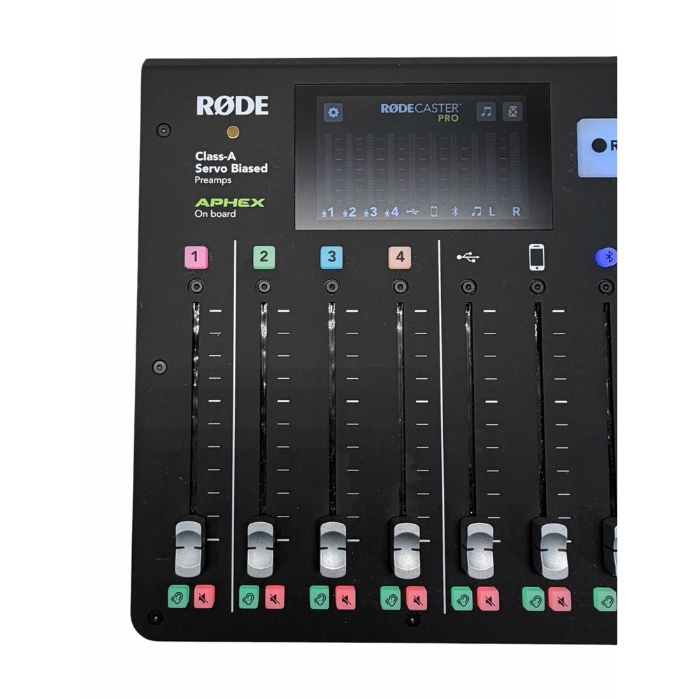 Rode Rodecaster Pro Podcast Production Studio All In One Mic Headset Manual - Picture 3 of 16
